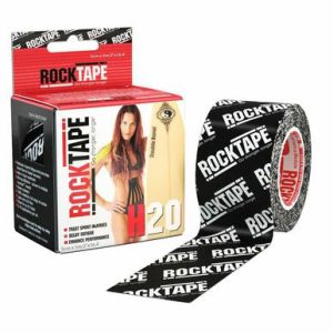 RockTape H2O Kinesiologitejp - Black Logo (5cm x 5m)
