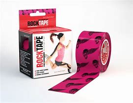 Rocktape Kinesiologitejp - Pink Skull (5cm x 5m)