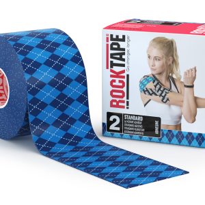 Rocktape Kinesiologitejp - Blue Argyle (5cm x 5m)